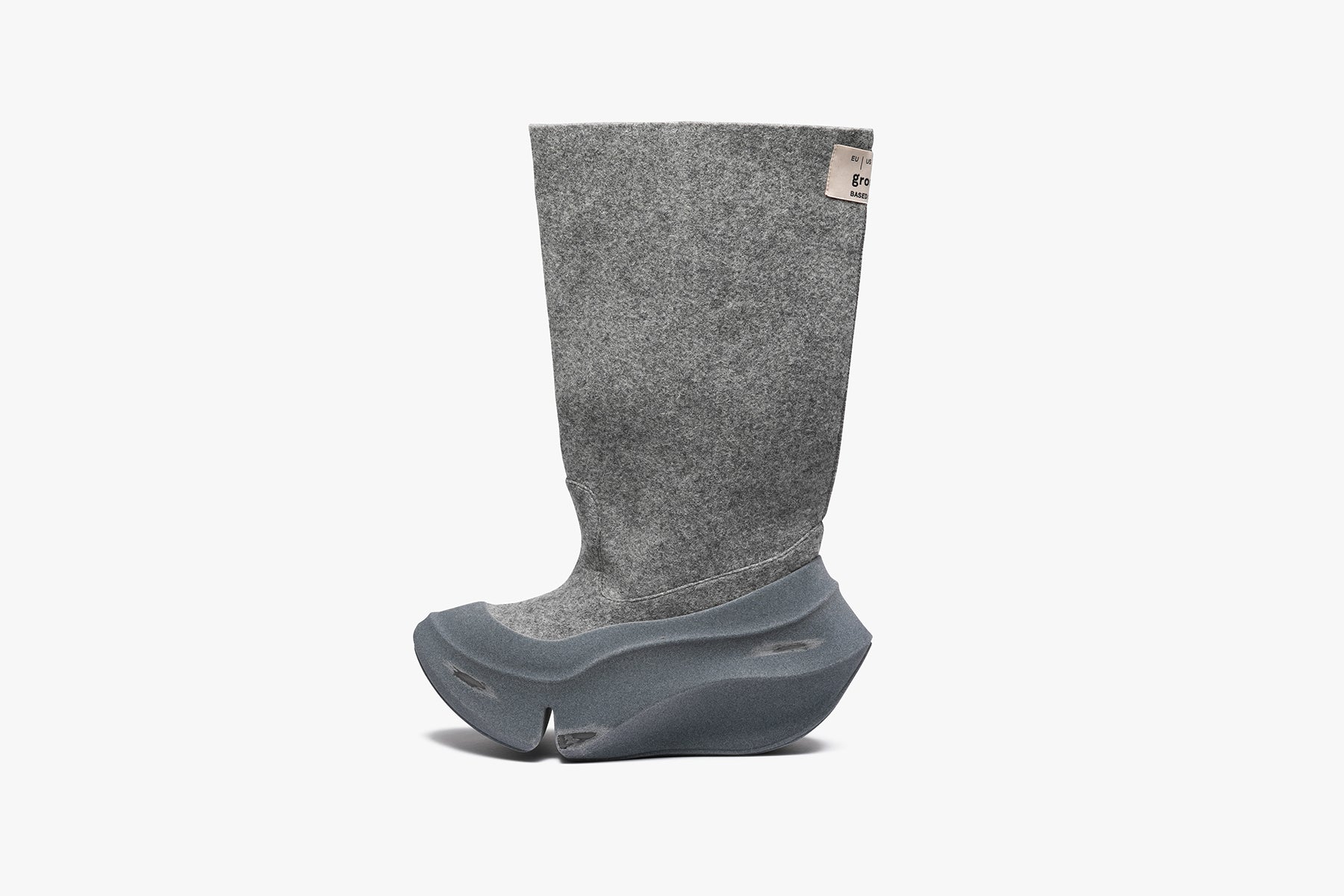 grounds ORCA BOOTS FLOCKY SCRATCH GRAY / GRAY