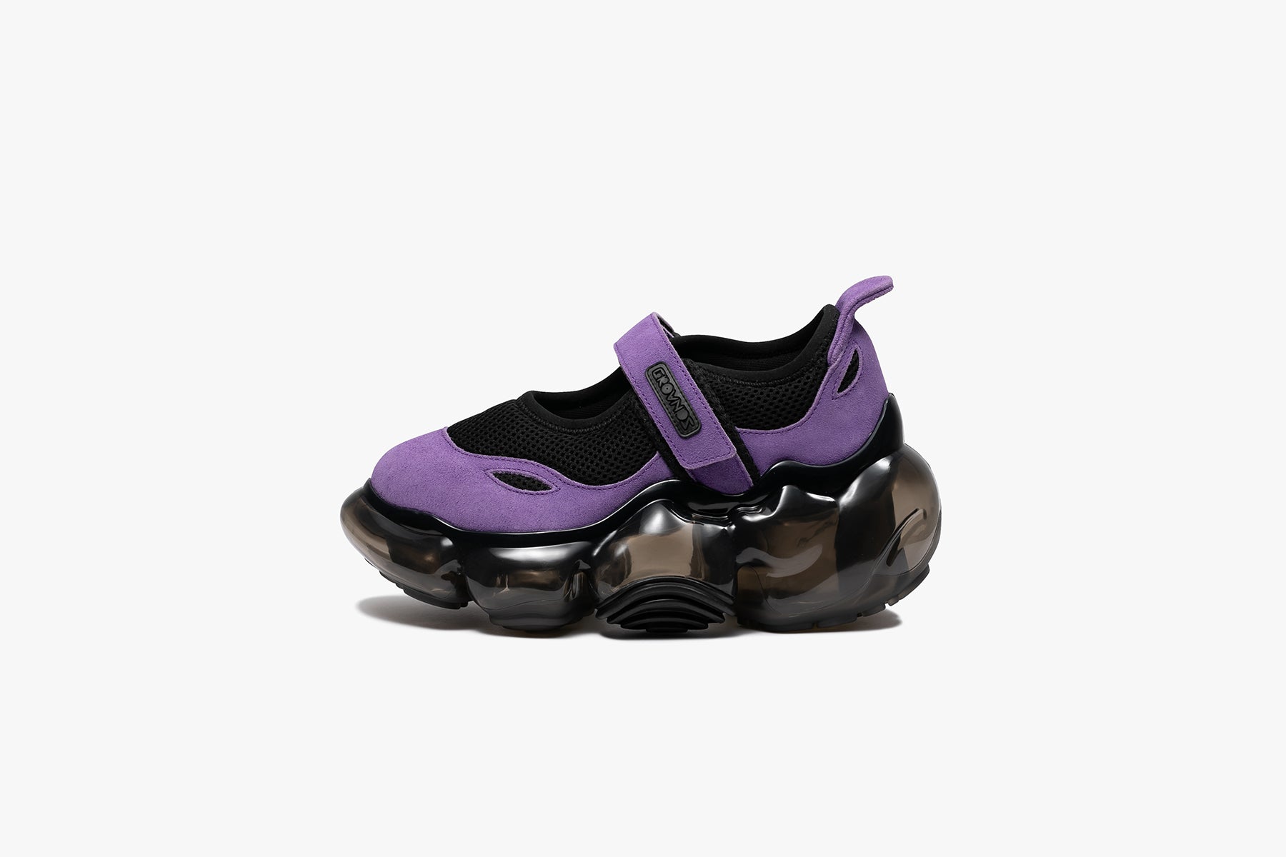 grounds MOOPIE MARY JANE BLACK PURPLE / BLACK