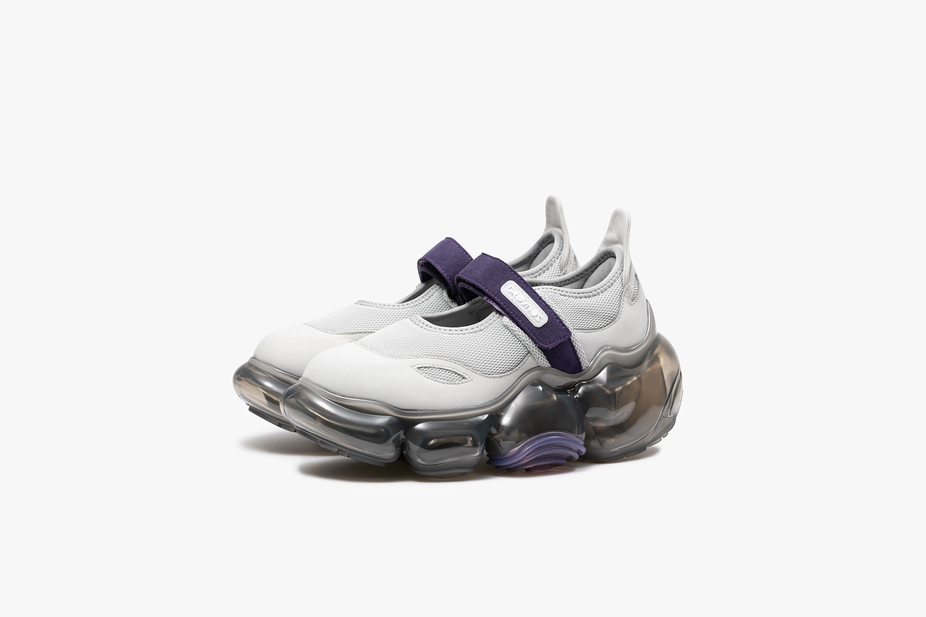 grounds MOOPIE MARY JANE GRAY PURPLE / DARK GRAY