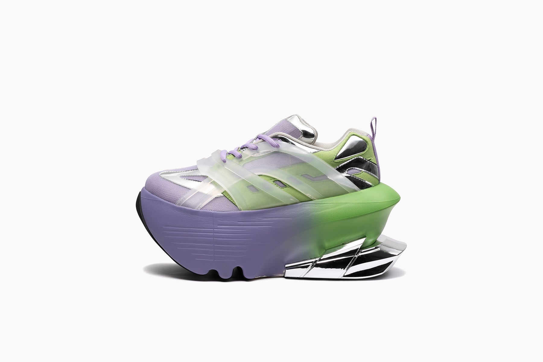 grounds JOG VISION CROSS CHROME　PURPLE GREEN / PURPLE GREEN SILVER