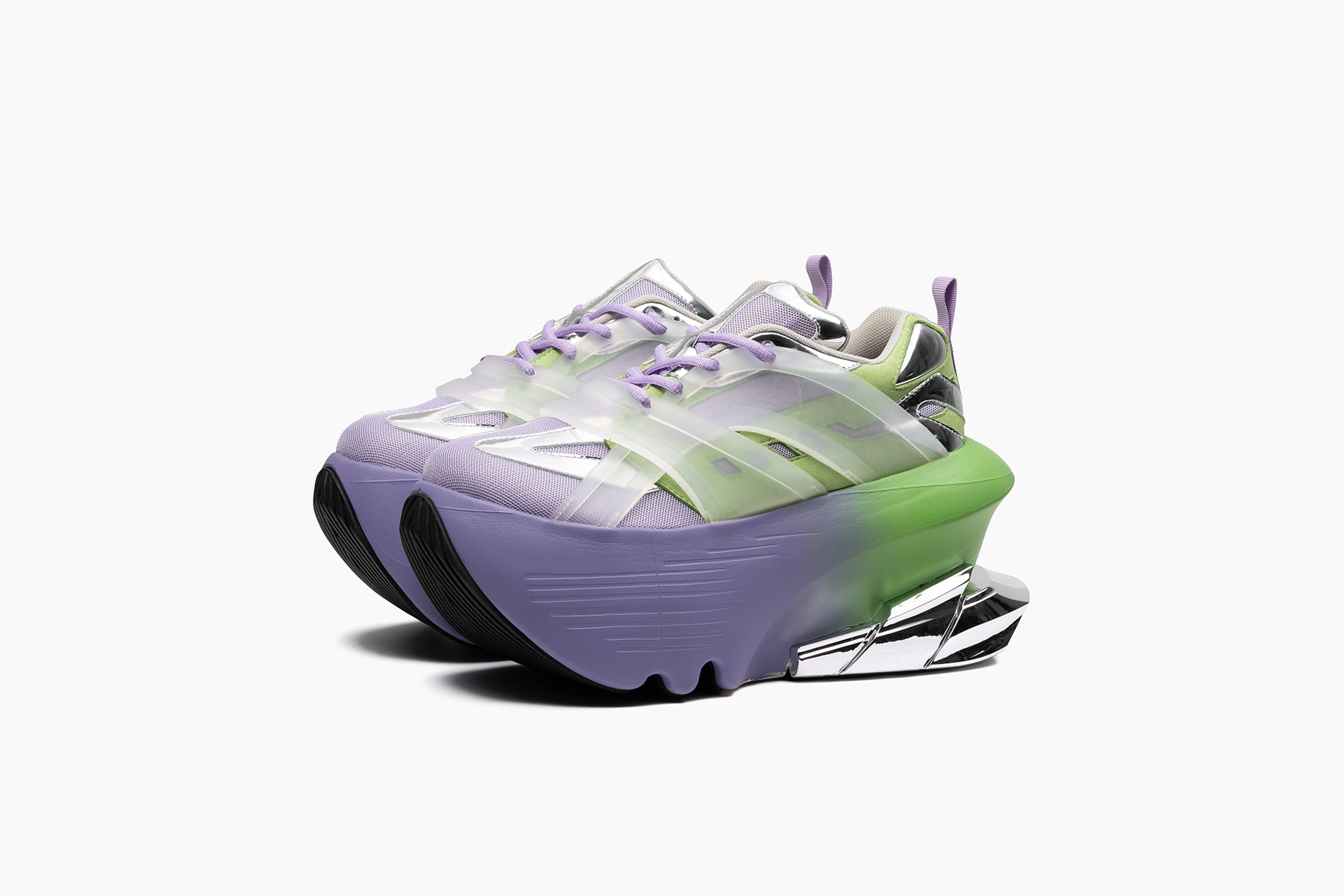 grounds JOG VISION CROSS CHROME　PURPLE GREEN / PURPLE GREEN SILVER
