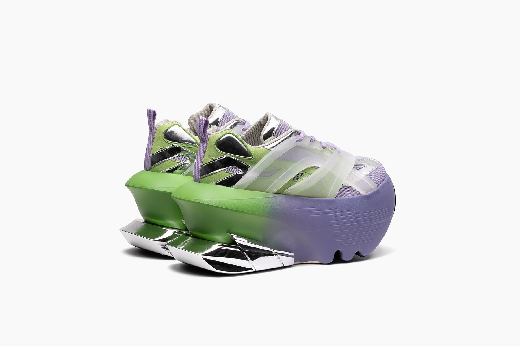 grounds JOG VISION CROSS CHROME　PURPLE GREEN / PURPLE GREEN SILVER