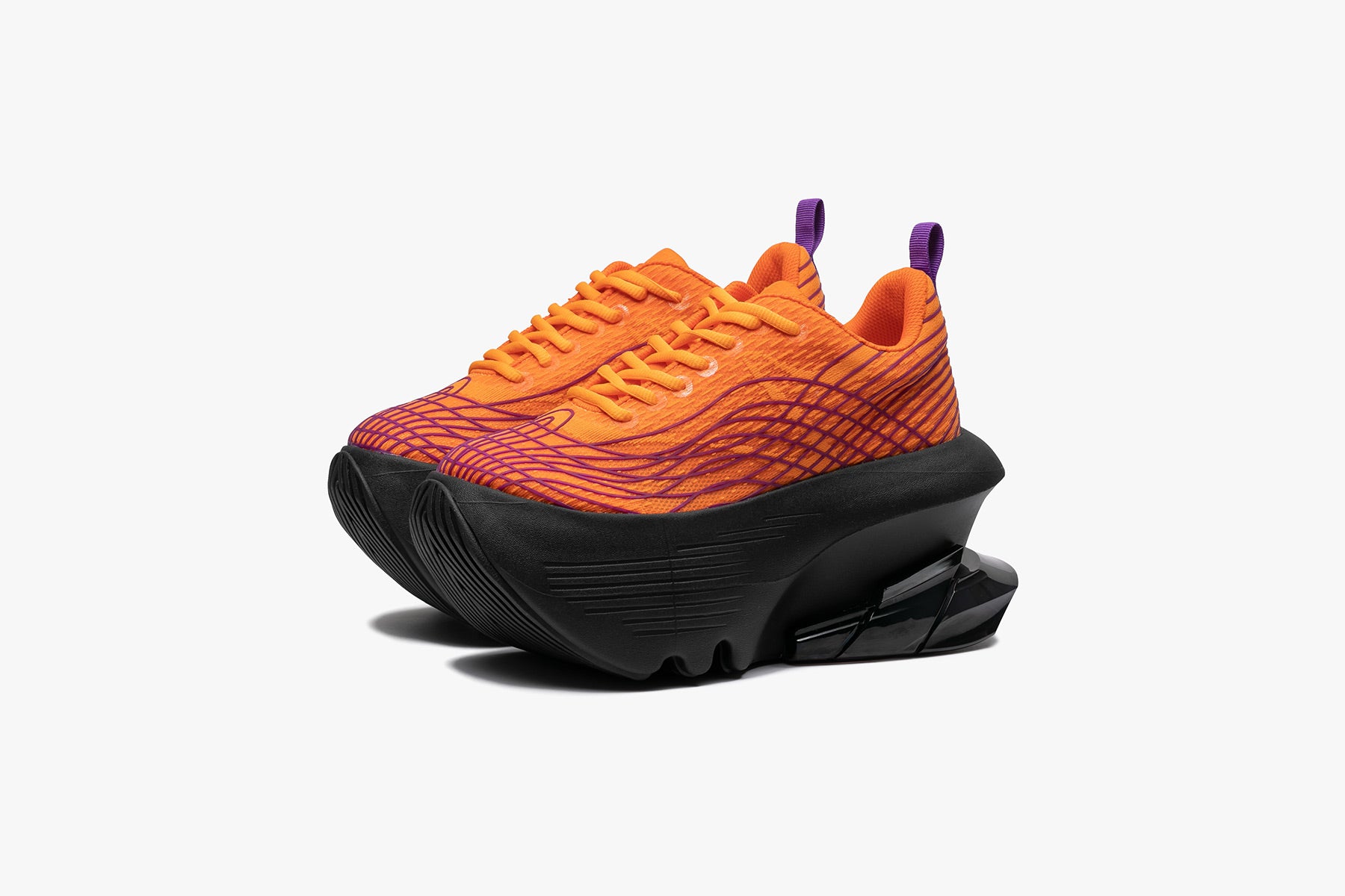 grounds JOG VISION DYNAMO NEON ORANGE PURPLE / BLACK