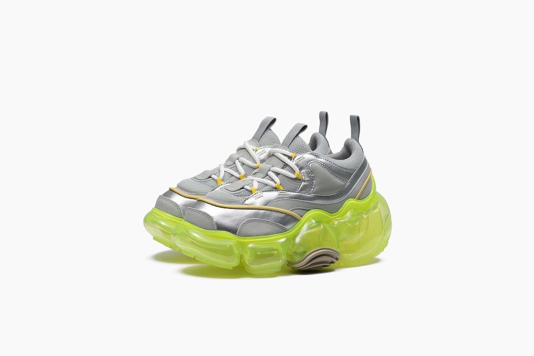 MOOPIE JAWS GRAY / NEON YELLOW