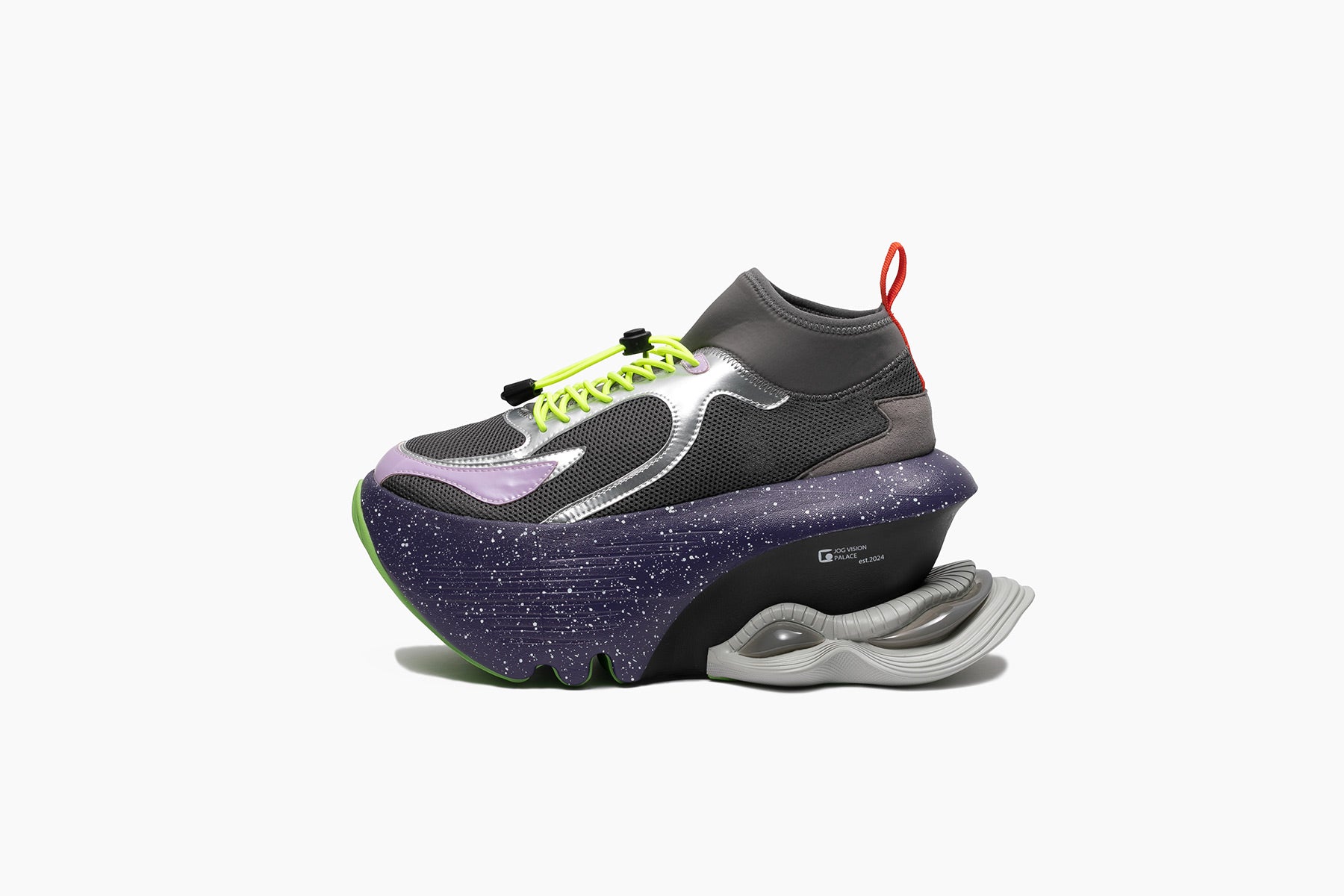 grounds JOG VISION FLUX PALACE DARK GRAY / DARK PURPLE WHITE SPLASH
