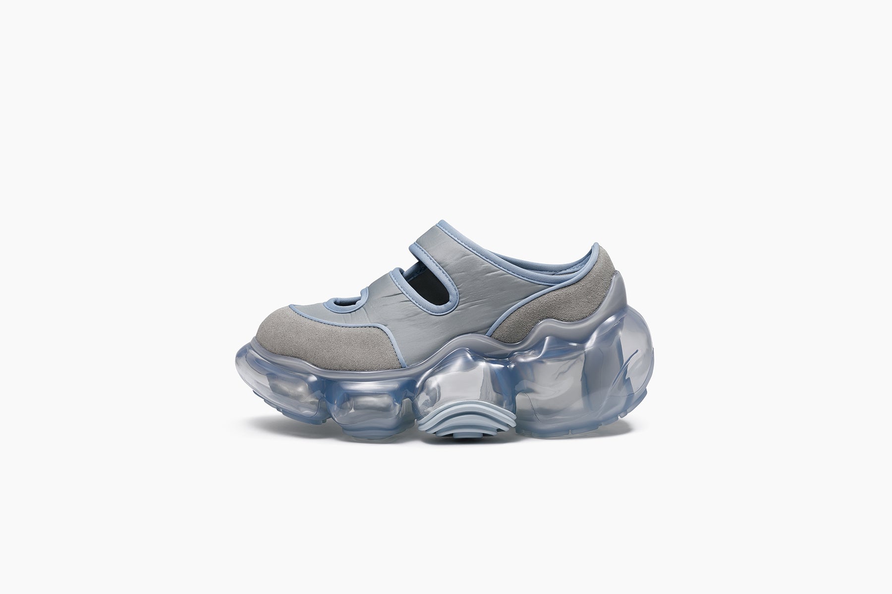 grounds MOOPIE White gray× light blue MOOPIE EL - WHITE LIGHT BLUE / ICEGRAY SOLID (ムーピー