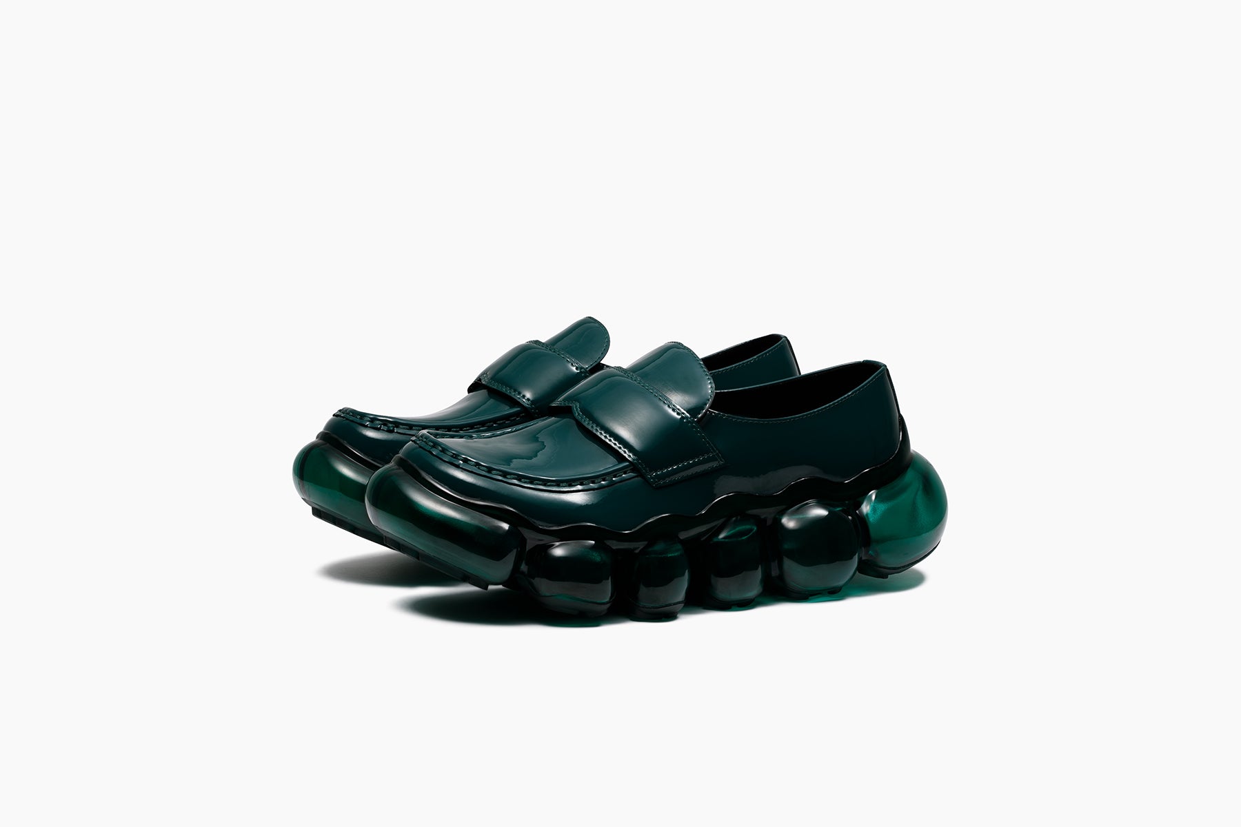 grounds JEWELRY LOAFER DARK GREEN / DARK GREEN