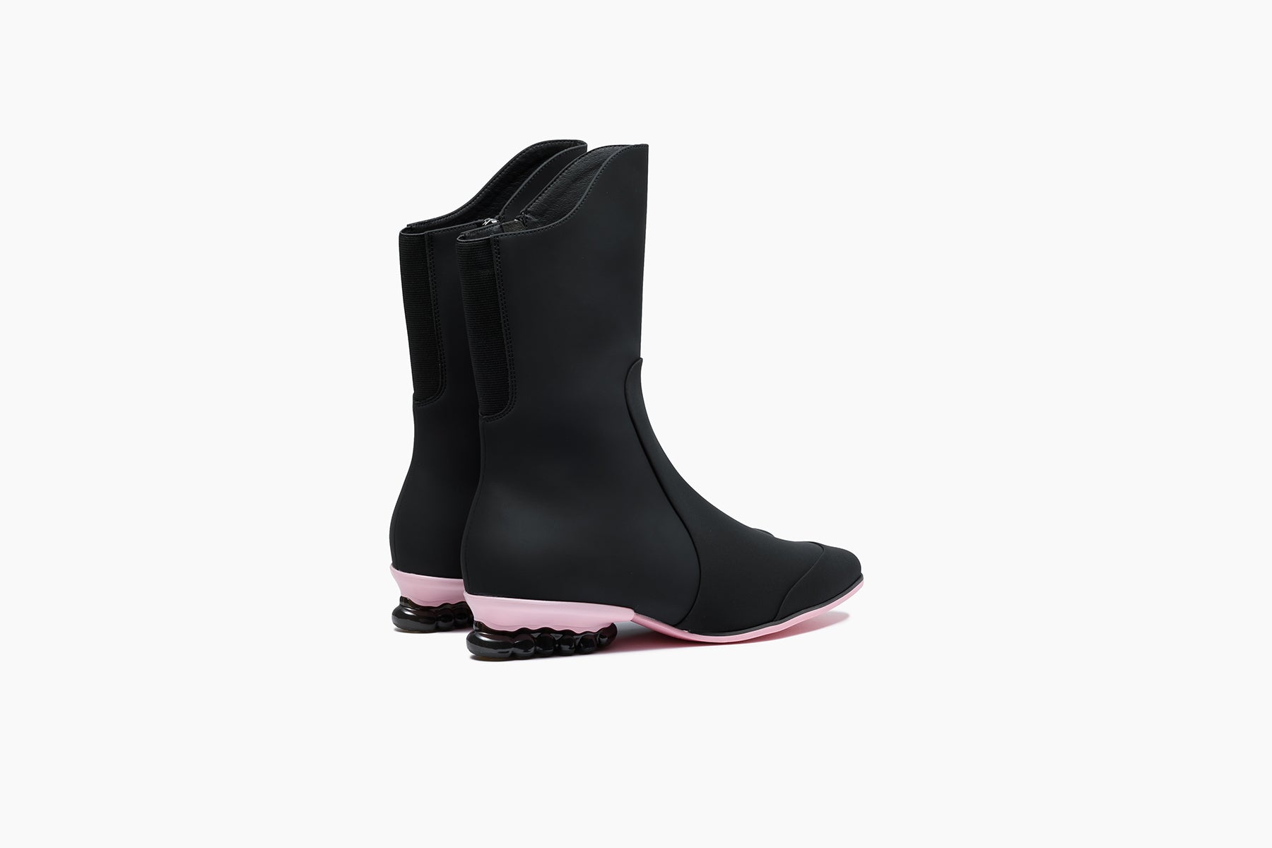 grounds BABY JEWELRY BOOTS BLACK / BLACK PINK