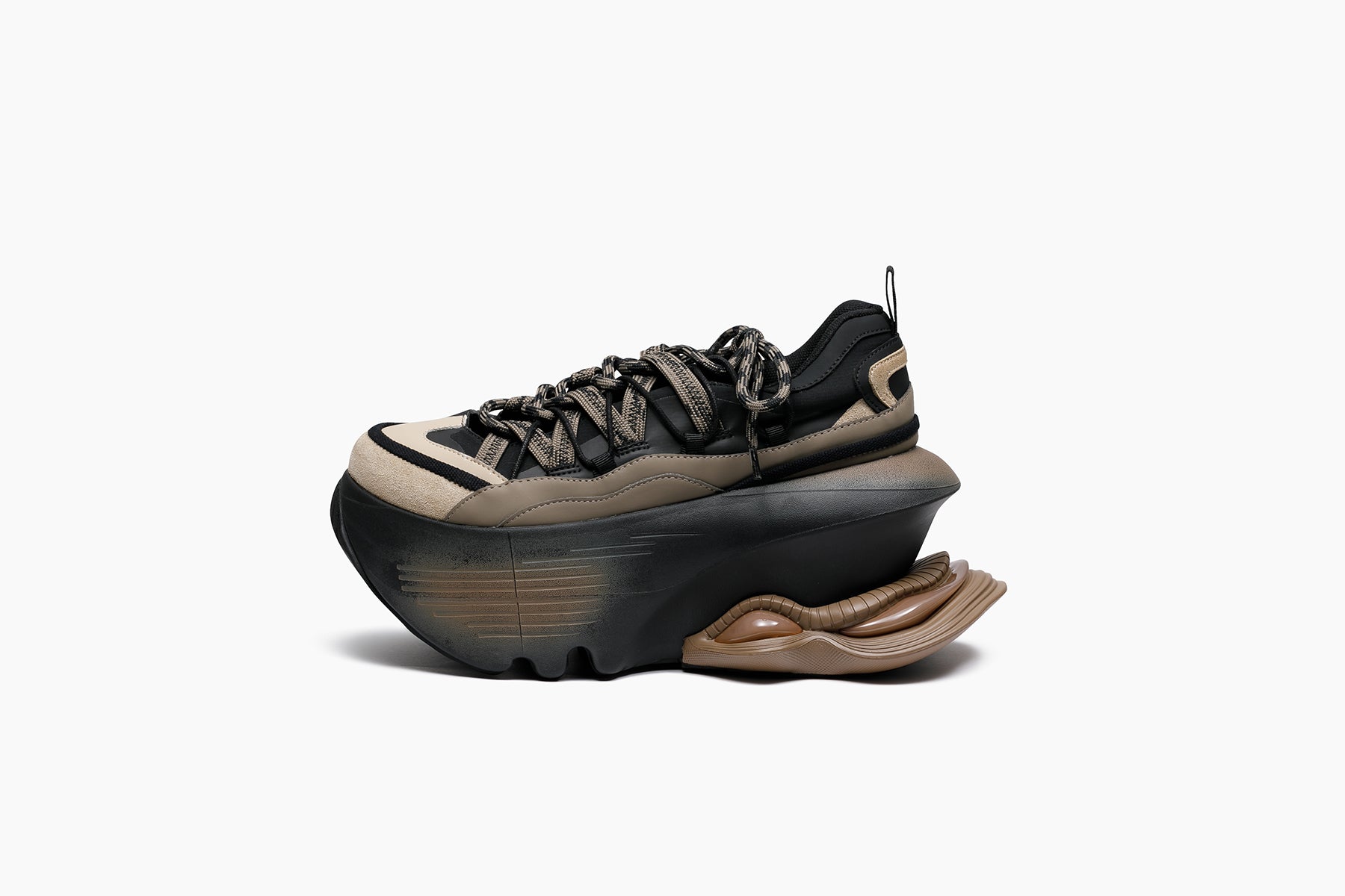 grounds JOG VISION FLUX OPEN LACE BROWN / SAND BLACK