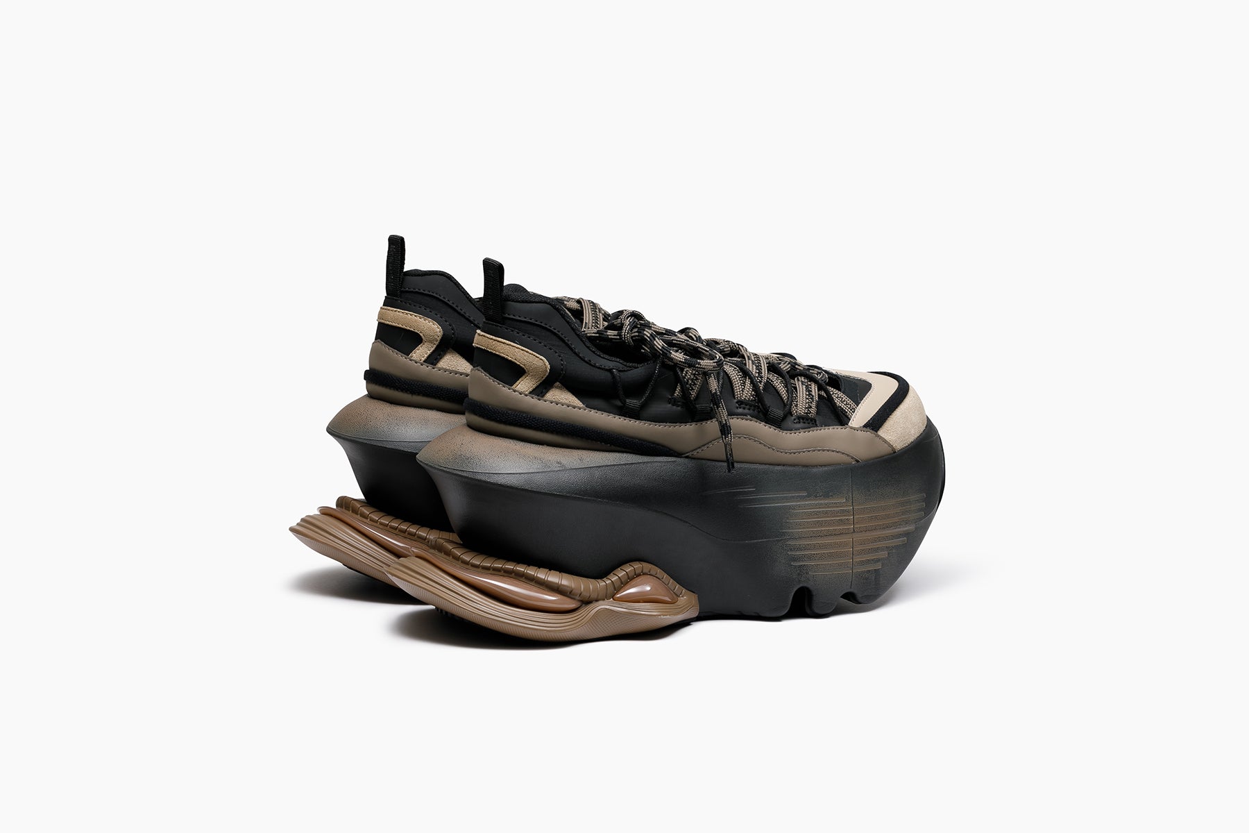 grounds JOG VISION FLUX OPEN LACE BROWN / SAND BLACK