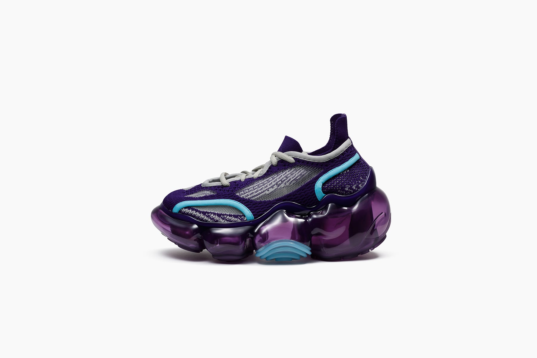 grounds MOOPIE KNIT ON KNIT　PURPLE / PURPLE