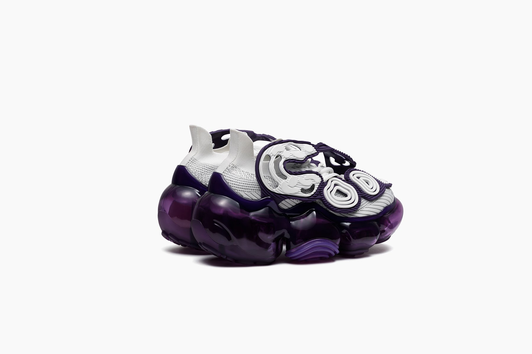 grounds MOOPIE INVERT　WHITE GRAY / PURPLE