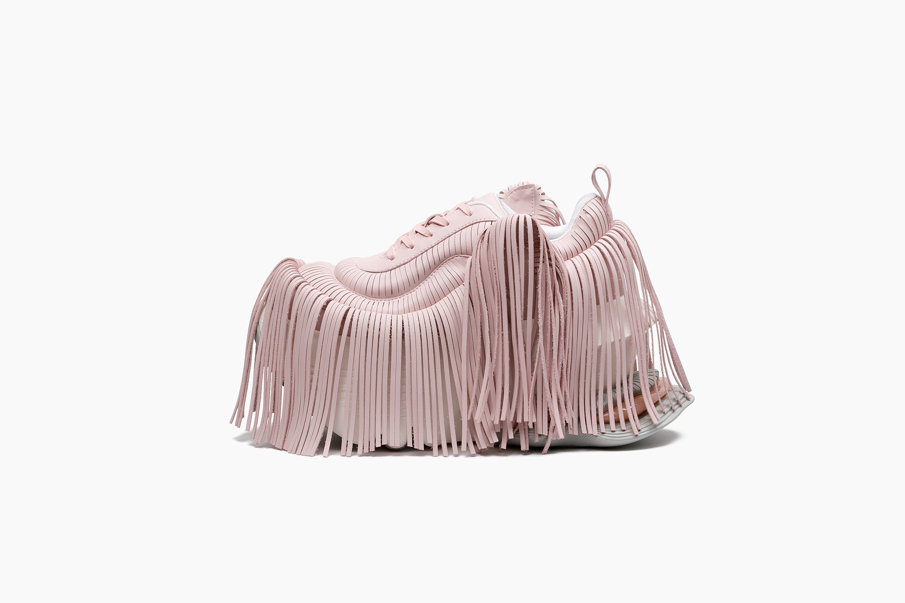 grounds JOG VISION FLUX FRINGLES LIGHT PINK / WHITE