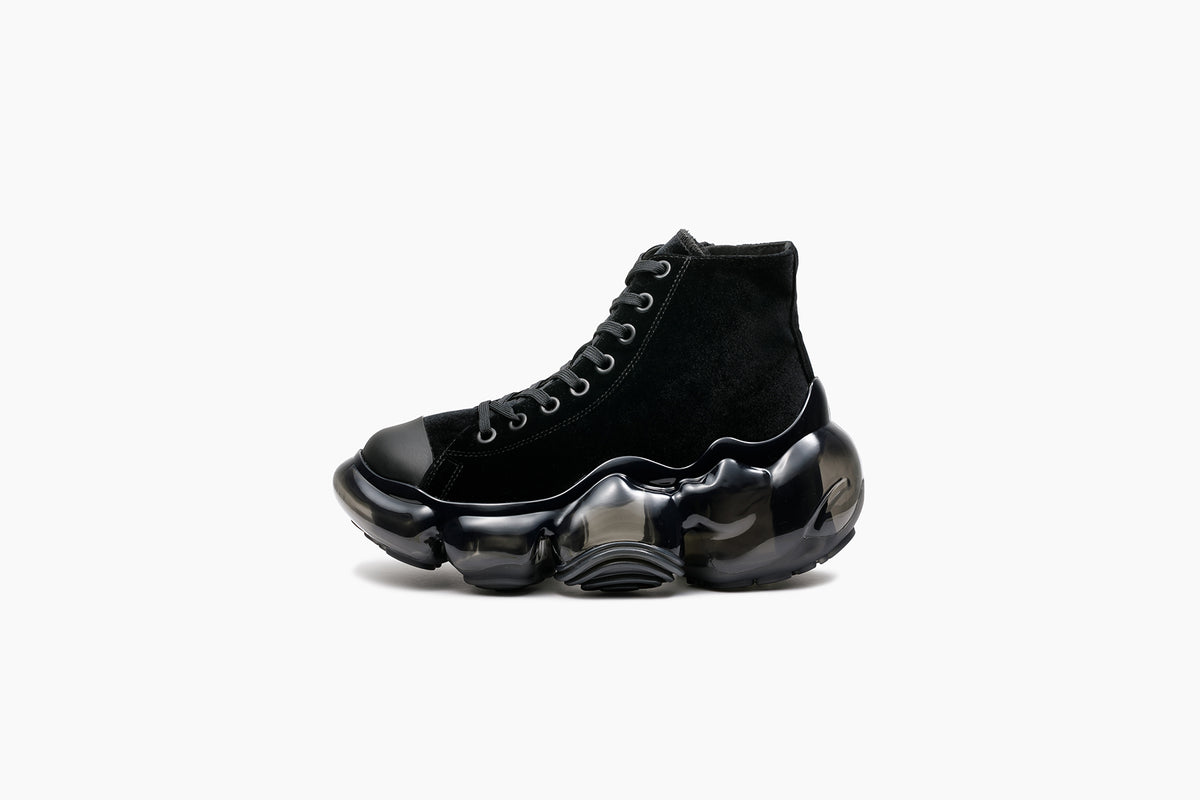 grounds MOOPIE HIGHCUT BLACK VELVET / BLACK