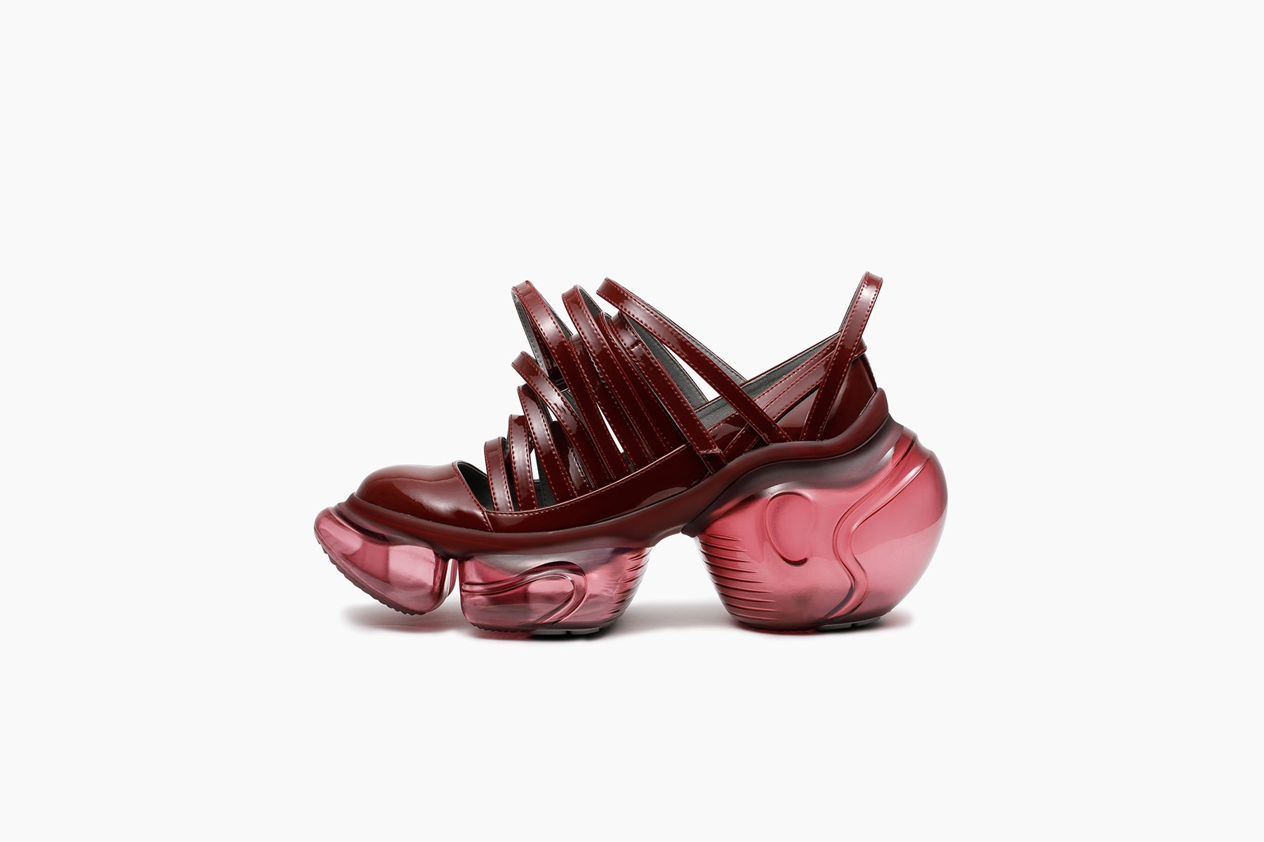 grounds LOOPIE LOOP BURGUNDY ENAMEL / BURGUNDY