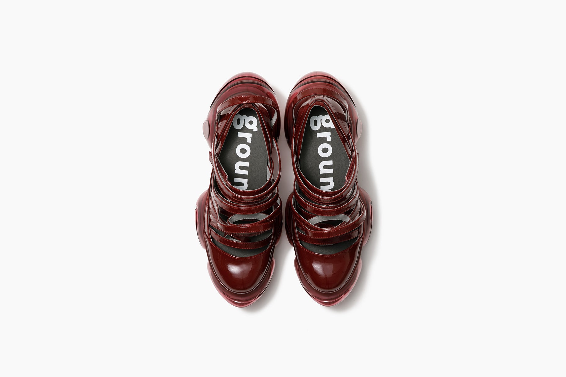 grounds LOOPIE LOOP BURGUNDY ENAMEL / BURGUNDY