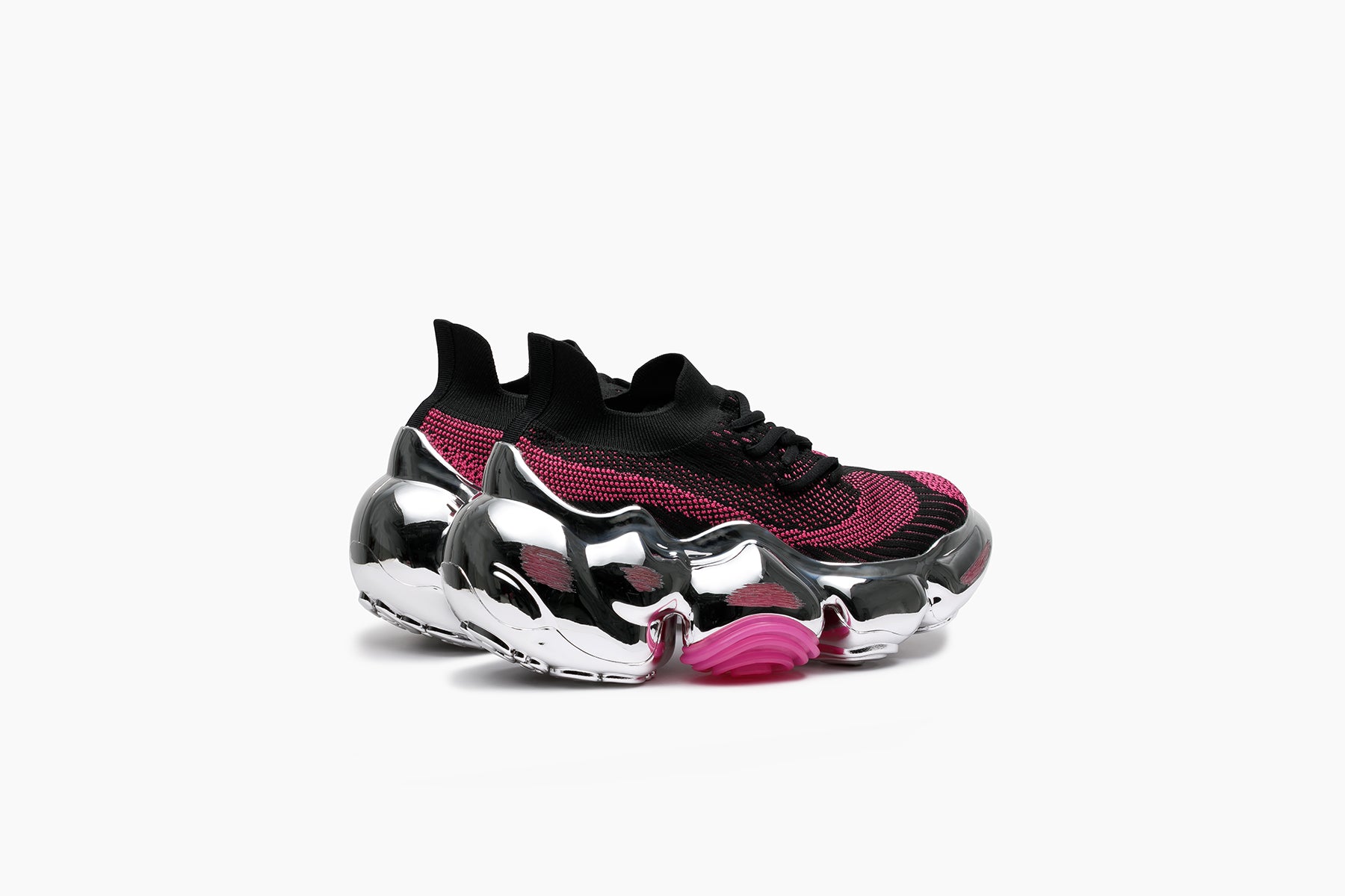 grounds MOOPIE CHROME SCRATCH BLACK PINK / CHROME