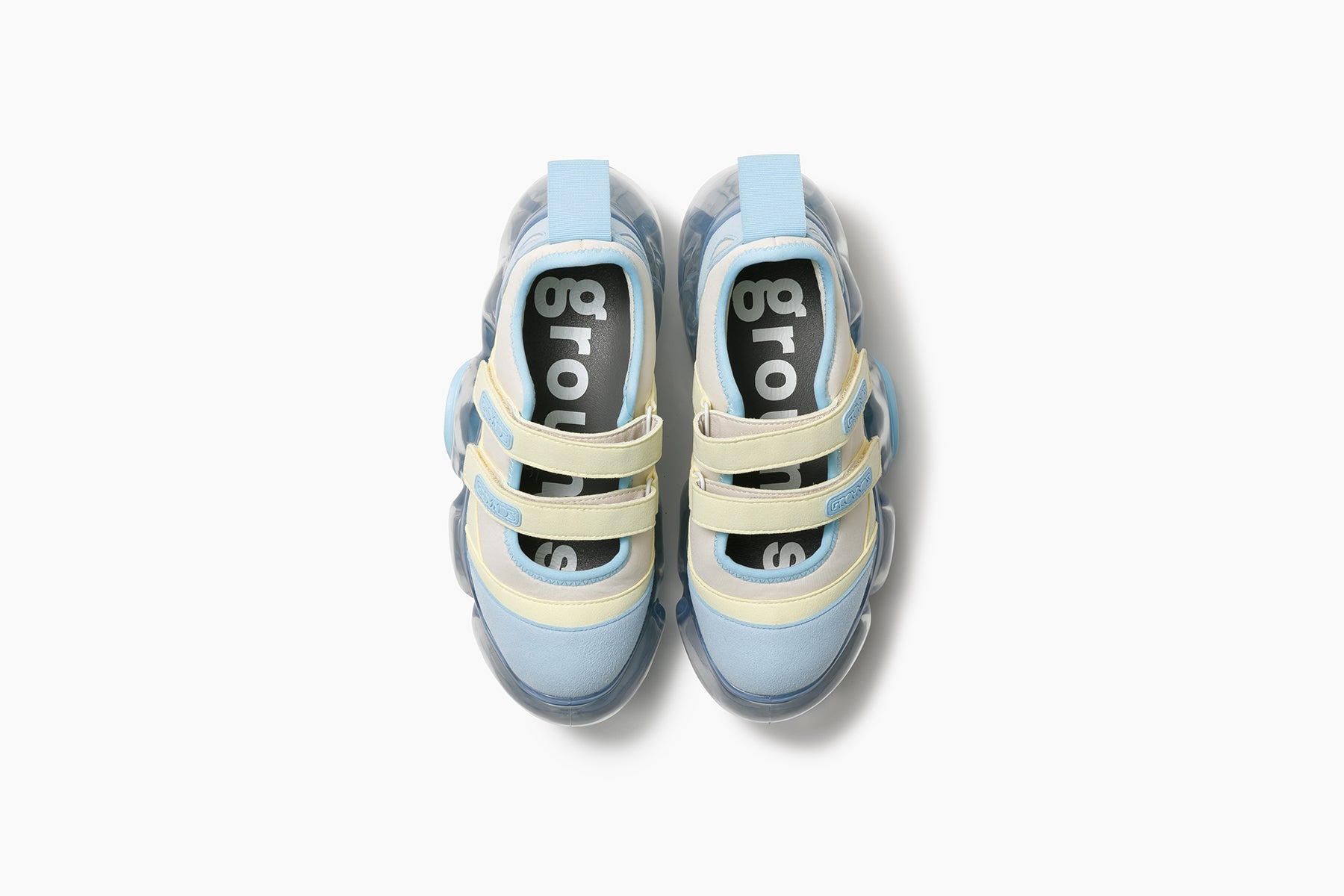 grounds MOOPIE MARY JANE DOUBLE CREAM SKY / ICE GRAY