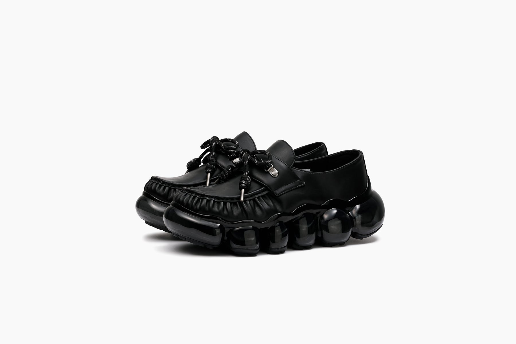 grounds JEWELRY LOAFER SHOELACE BLACK / BLACK