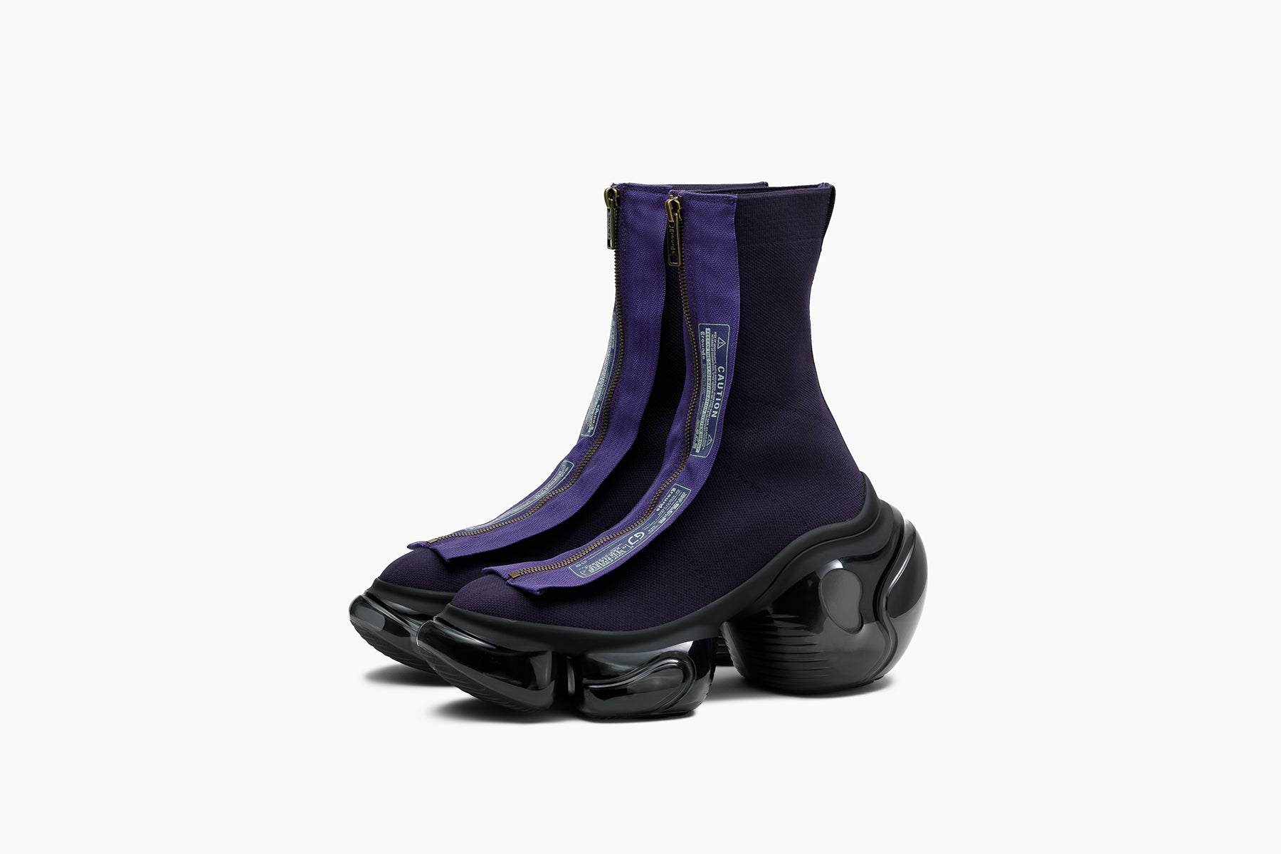 grounds LOOPIE CHAKO PRINT PURPLE / BLACK
