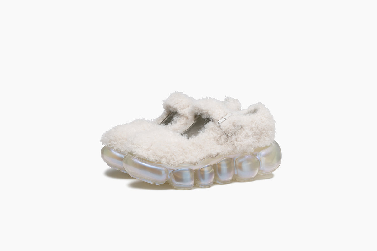 grounds JEWELRY PEBBLE BOA CREAM / CLEAR AURORA