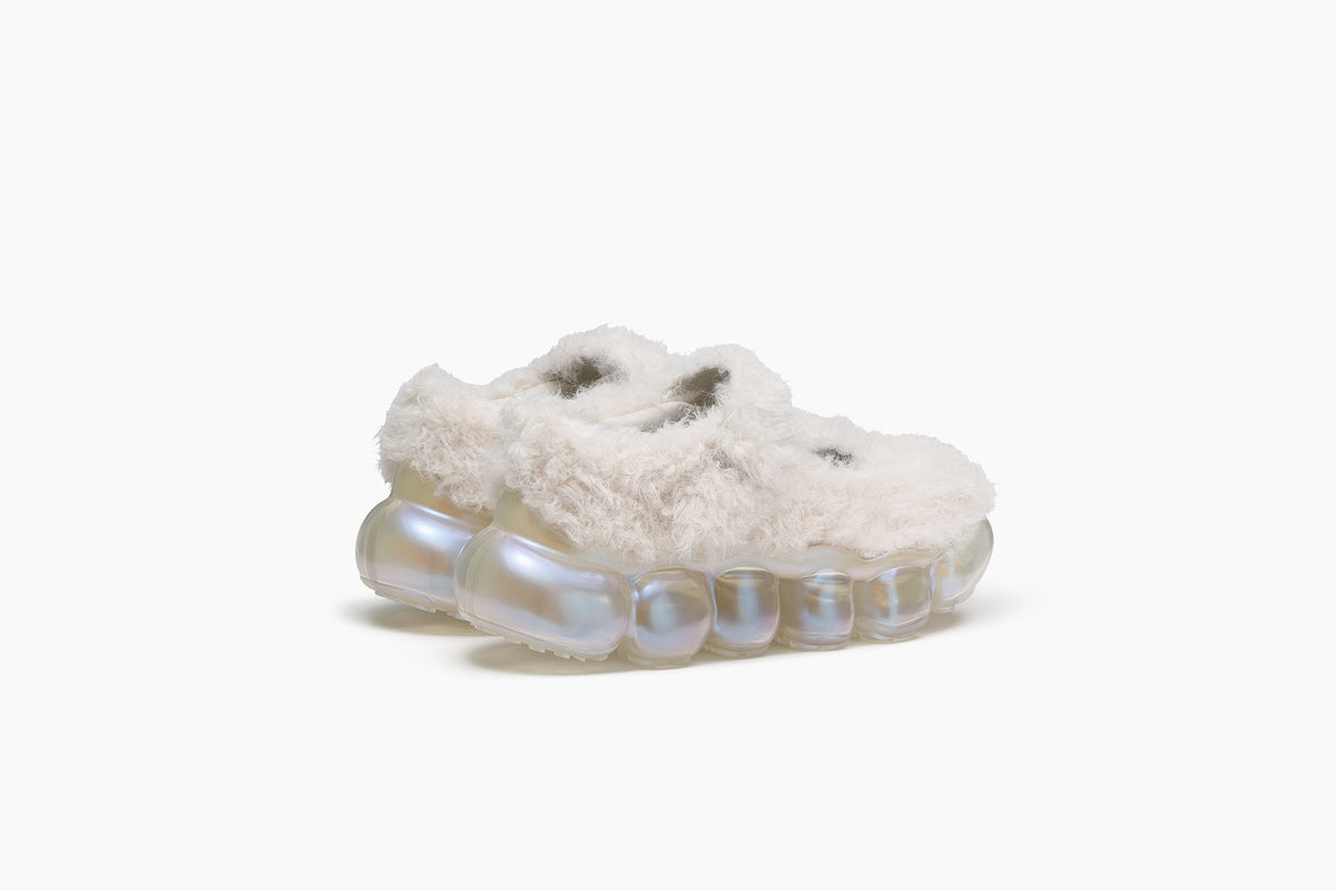 grounds JEWELRY PEBBLE BOA CREAM / CLEAR AURORA