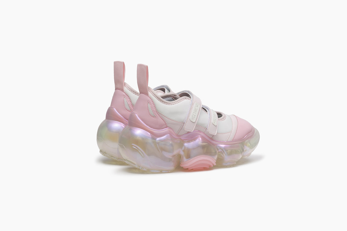 grounds MOOPIE MARY JANE DOUBLE WHITE PINK / CLEAR AURORA